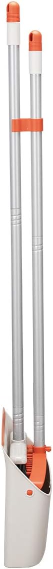 Jekayla Besen und Kehrschaufel Set, Kehrmaschine und Kehrschaufel Combo mit 137cm Langem Ausziehbare
