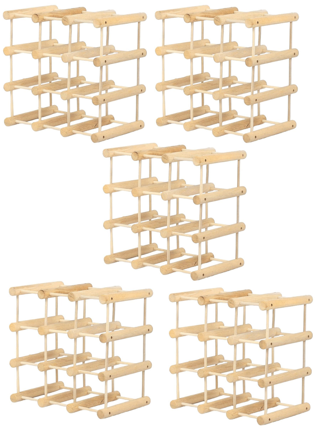 Weinregal Modular TANNE, für 72 Flaschen oder mehr, Flaschenregal, Weinständer, Getränkeregal, Flasc