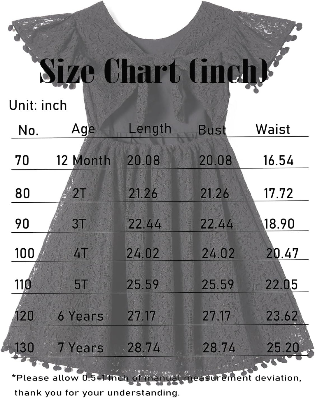 Mädchen Elegante Prinzessin Spitzenkleid Kleinkind Vintage Pom Pom Flatterärmel Party Kleider, Flieg