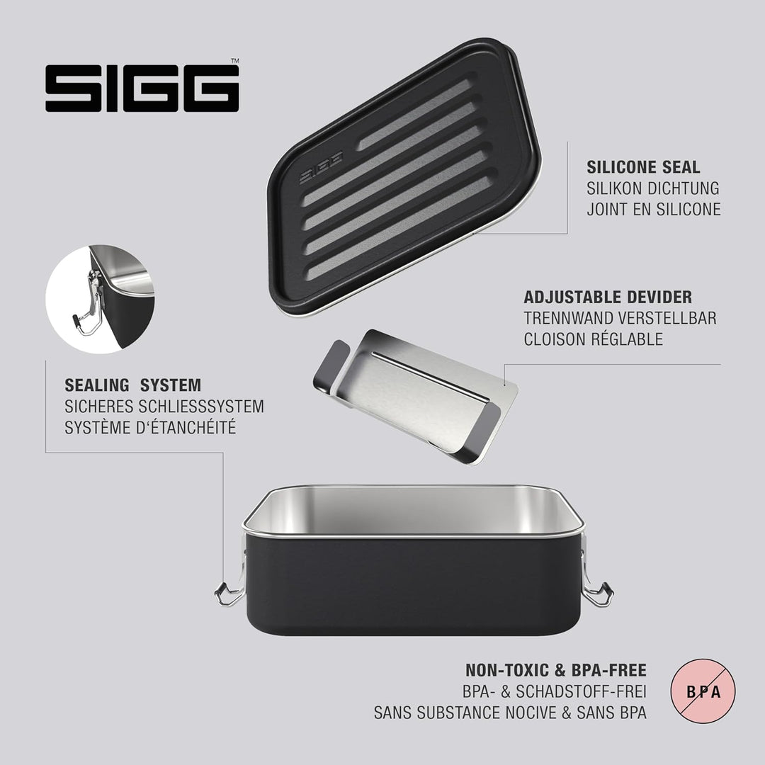 SIGG Gemstone Brotdose, auslaufsichere Lunchbox für Büro, Schule und Outdoor, Brotbox aus hochwertig