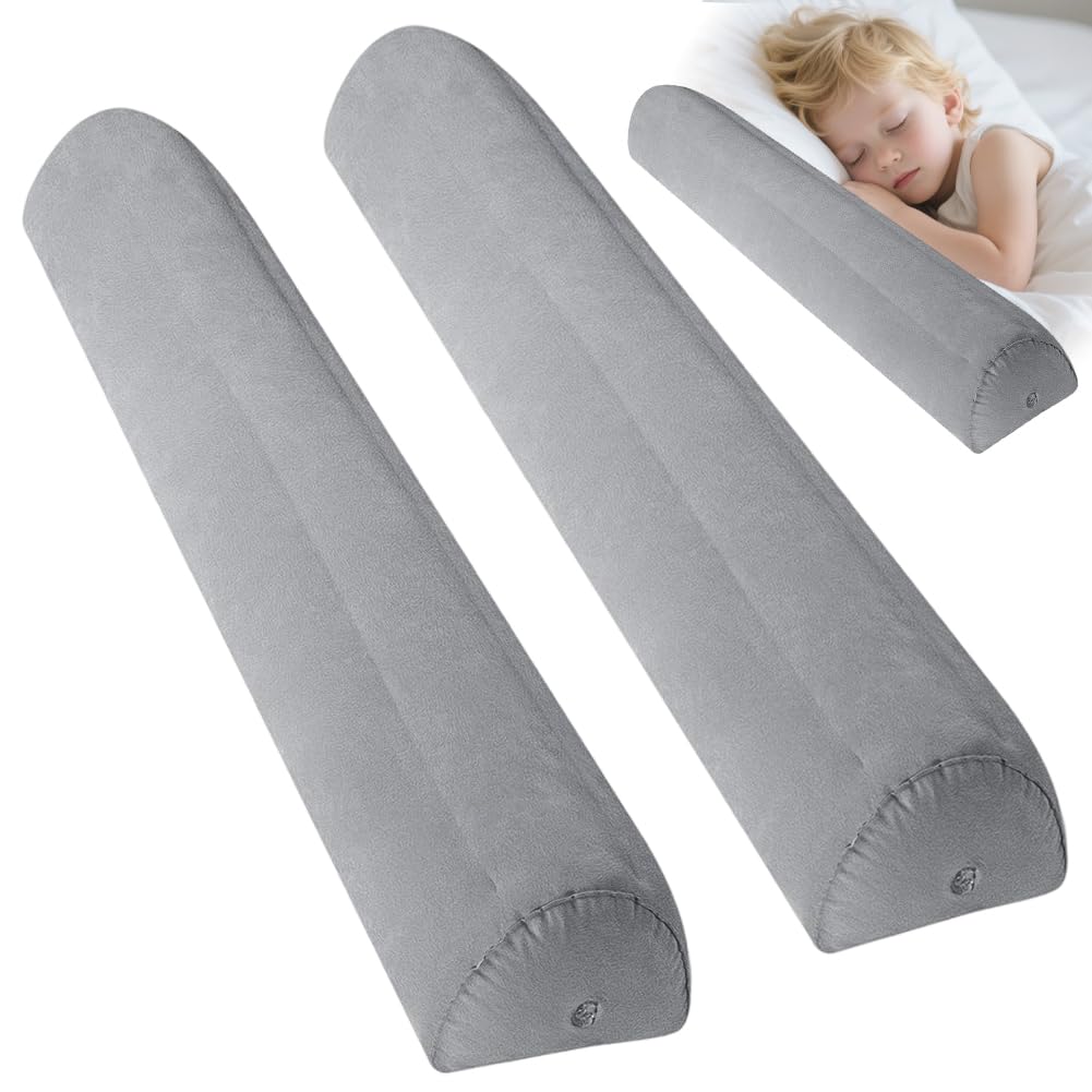 Aufblasbarer Rausfallschutz Bett Reise, Bettgitter Bettkantenschutz für Kinderbett, mit Handpumpe, S