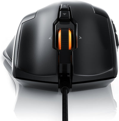 Titanwolf - Gaming Optical Mouse mit 12 programmierbare Tasten - Maus mit 10800 DPI Abtastrate - Hig