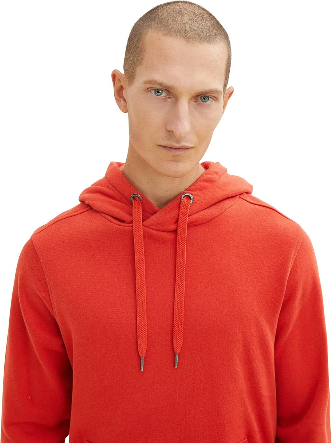 TOM TAILOR Herren Basic Hoodie Sweatshirt 3XL 11311 - Molten Lava Red, 3XL 11311 - Molten Lava Red