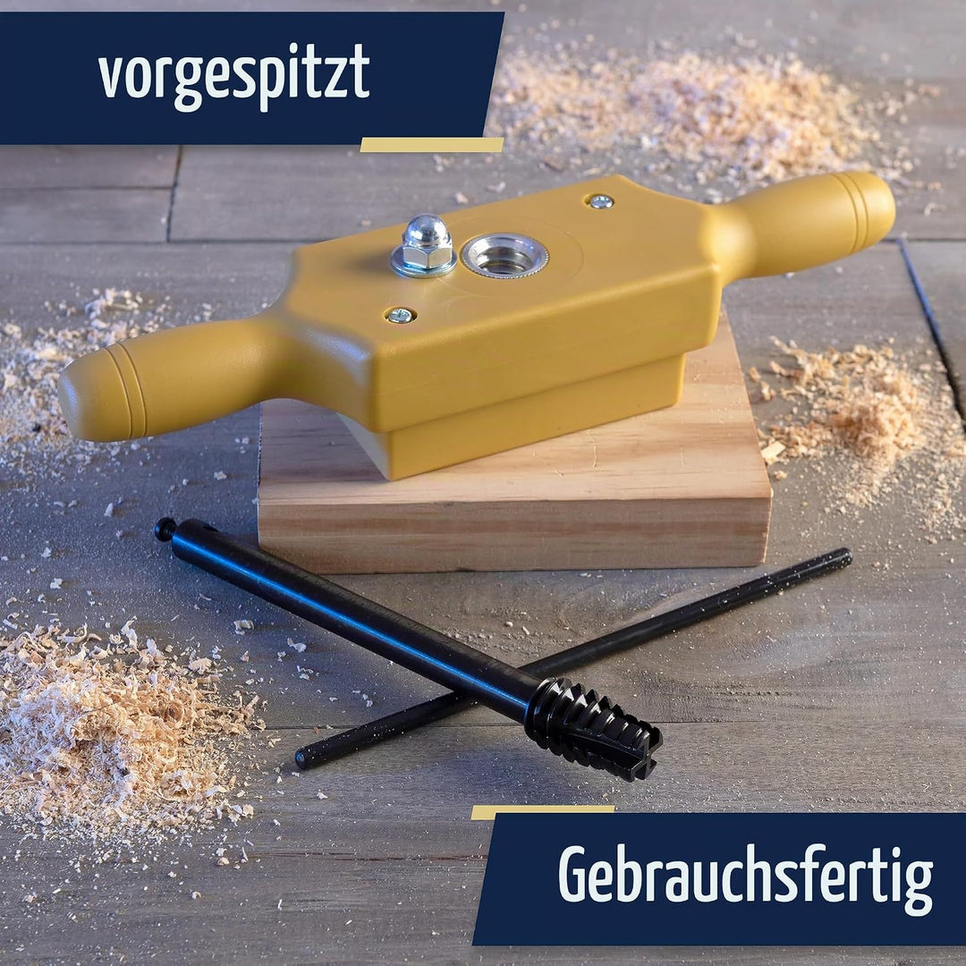 Kings County Tools Gewindebohrer- und Schneideisen-Set,1/2 Zoll Grösse,schneidet Aussen- und Innenge