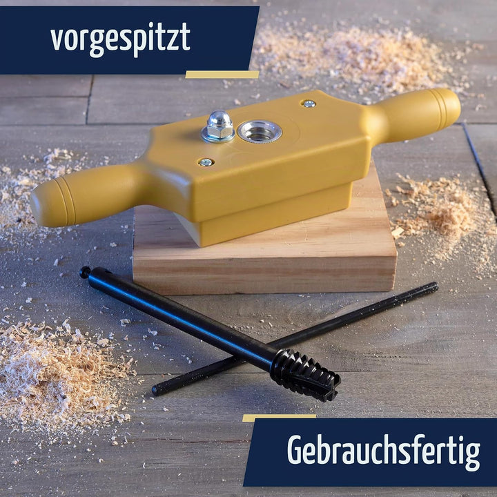Kings County Tools Gewindebohrer- und Schneideisen-Set,1/2 Zoll Grösse,schneidet Aussen- und Innenge
