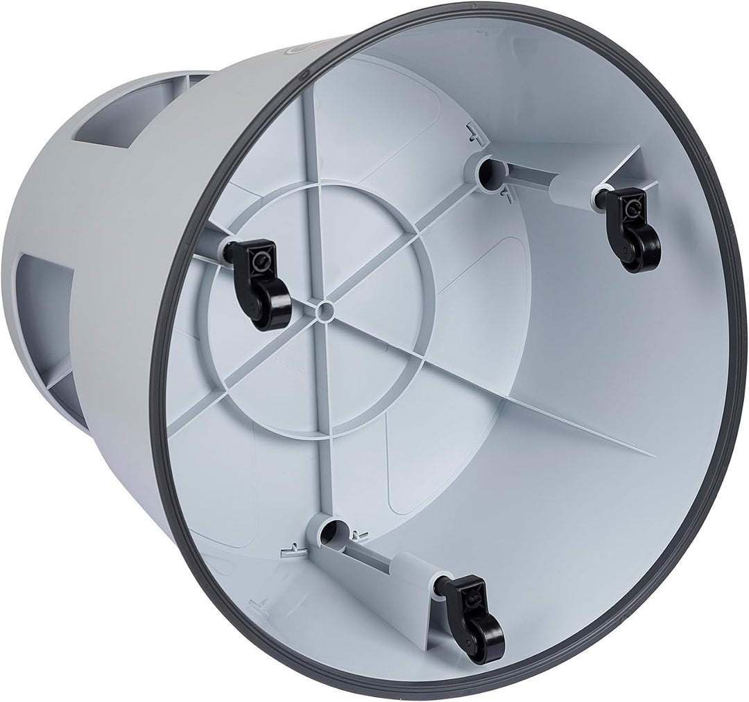 WEDO Rollhocker Super Step – robuster Tritthocker aus bruchfestem Kunststoff, TÜV/GS-geprüft nach EU