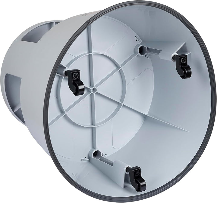 WEDO Rollhocker Super Step – robuster Tritthocker aus bruchfestem Kunststoff, TÜV/GS-geprüft nach EU
