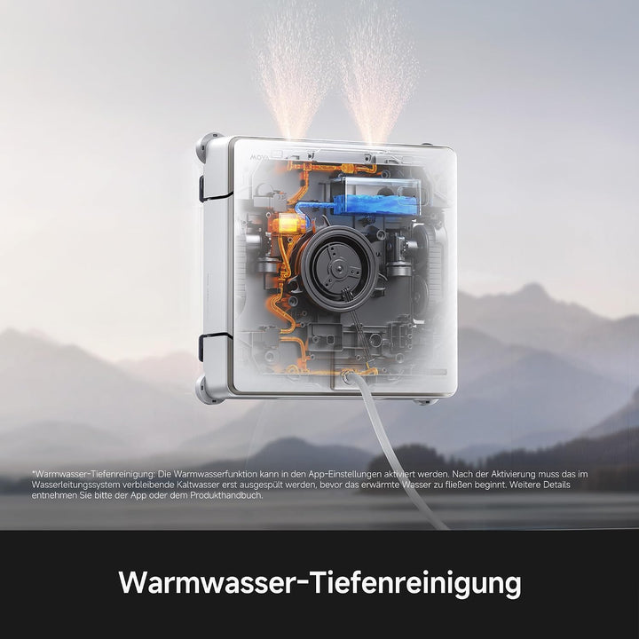 MOVA T1 Station, Fensterputzroboter mit Station, Powered by dreame