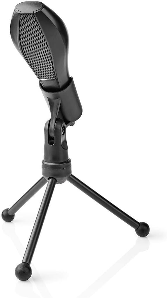 Nedis Mikrofon - USB - Desktop/Notebook - Kabelgebunden - 1.40 m - Metall/Kunststoff - Schwarz Schwa
