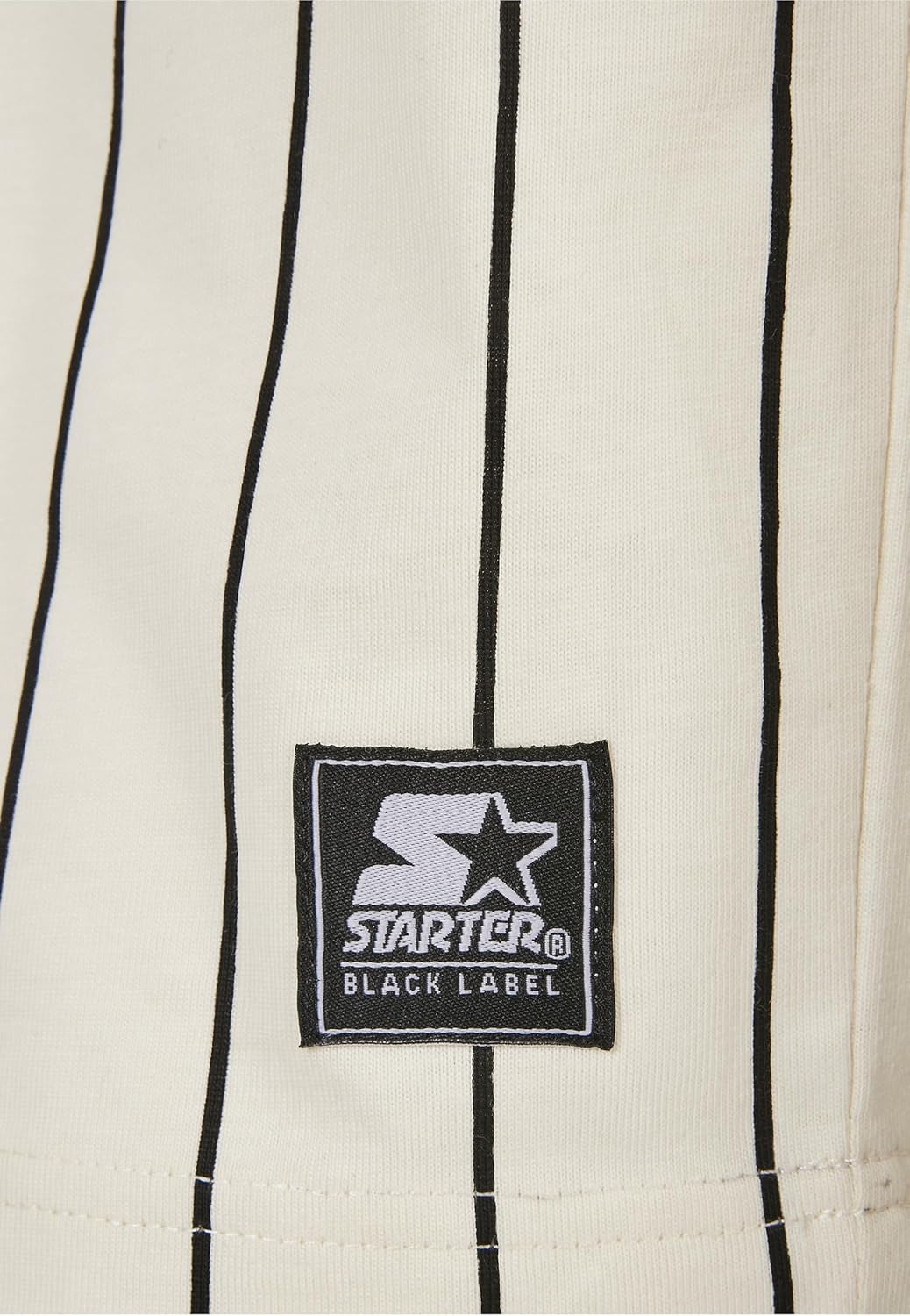 STARTER BLACK LABEL Herren Starter Pinestripe 1971 Tee, Palewhite