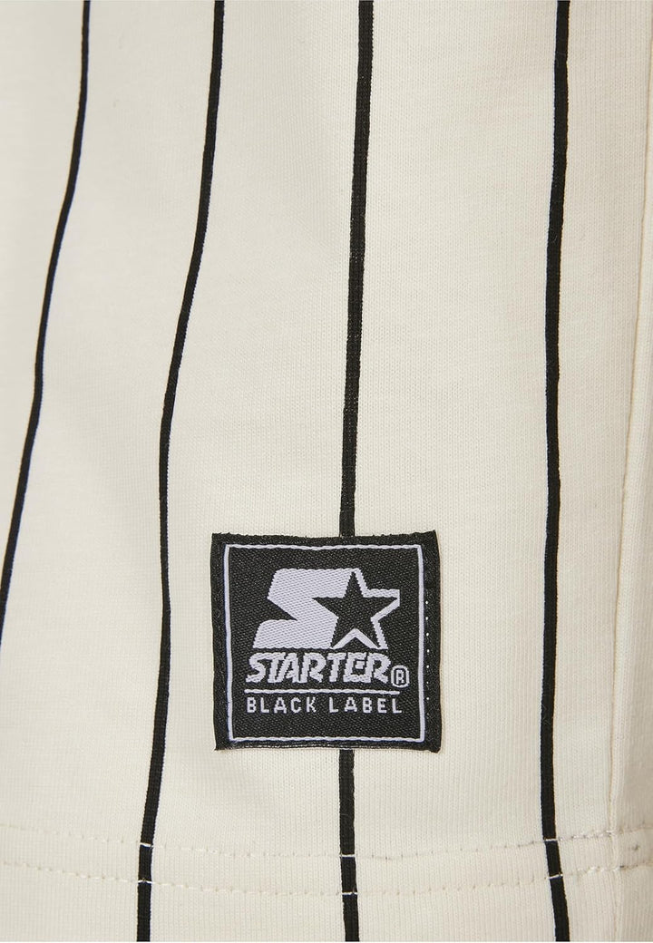 STARTER BLACK LABEL Herren Starter Pinestripe 1971 Tee, Palewhite