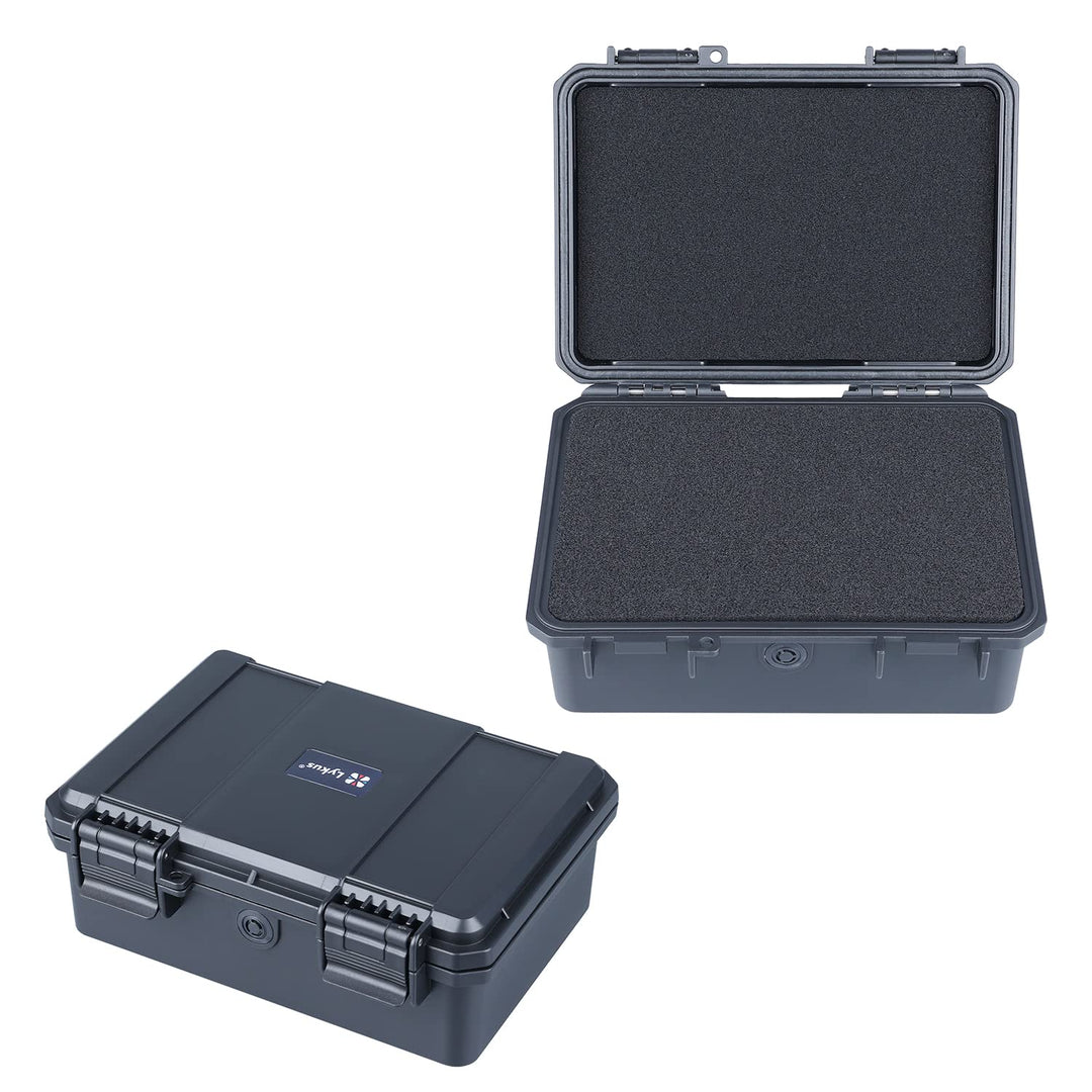 Lykus HC-1820 wasserdichte Mini Koffer Trockenbox mit Schaumstoffeinlage, Innenmasse 18x12x6,8 cm, I