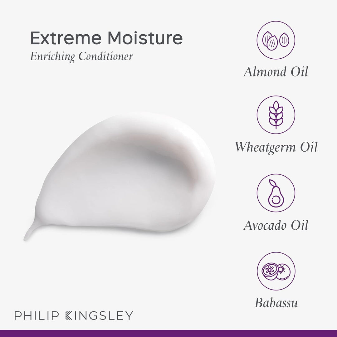 Philip Kingsley | Feuchtigkeit Extrem bereichernder Conditioner | Für lockiges, trockenes, strapazie