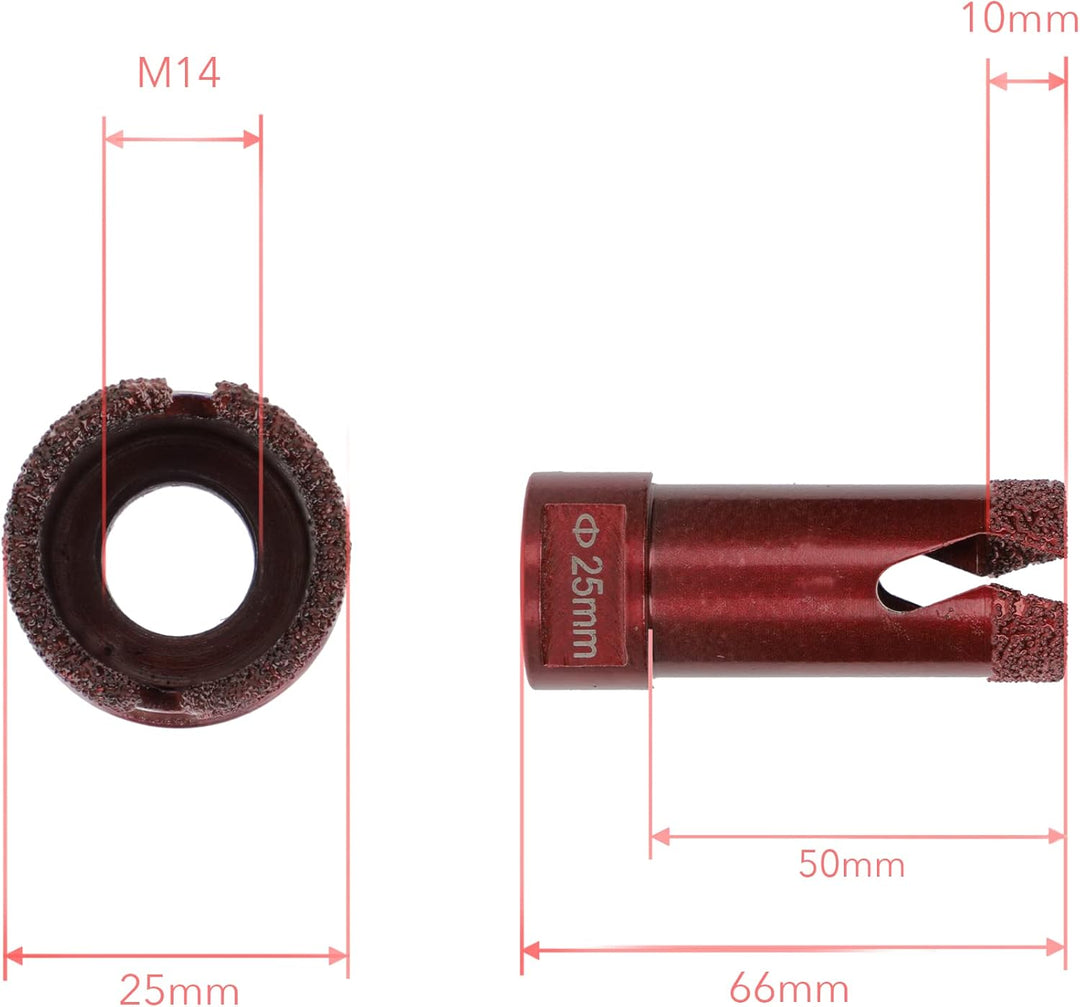 PRODIAMANT Speedmaster Fliesenbohrer 25 mm Profiqualität für Winkelschleifer zum bohren Fliese Feins