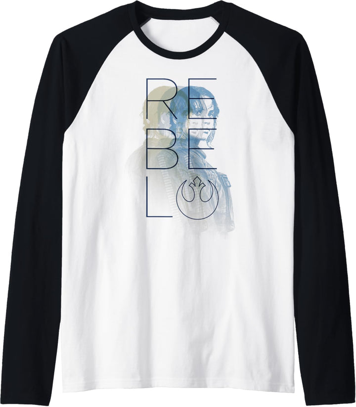 Star Wars Rogue One Jyn Erso Rebel Repeater Raglan