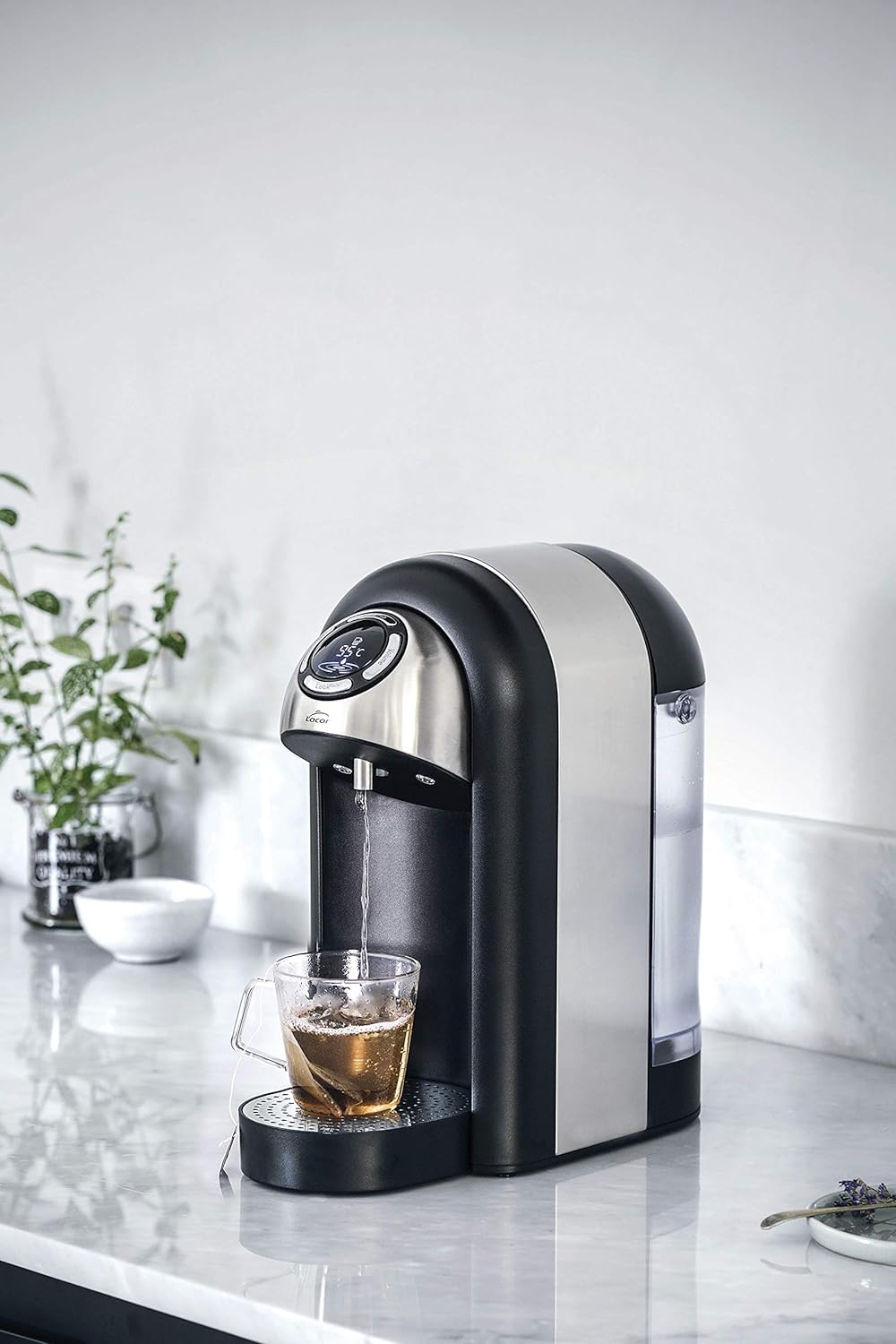 Lacor 69298 Instant Wasserspender, 2400 W, 2 Liter, Edelstahl