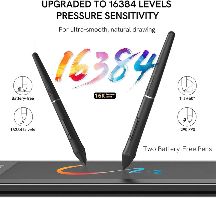 Grafiktablett mit Display • VEIKK VK1200V3 11,6 Zoll Zeichentablett mit Display mit IPS Full HD Scre