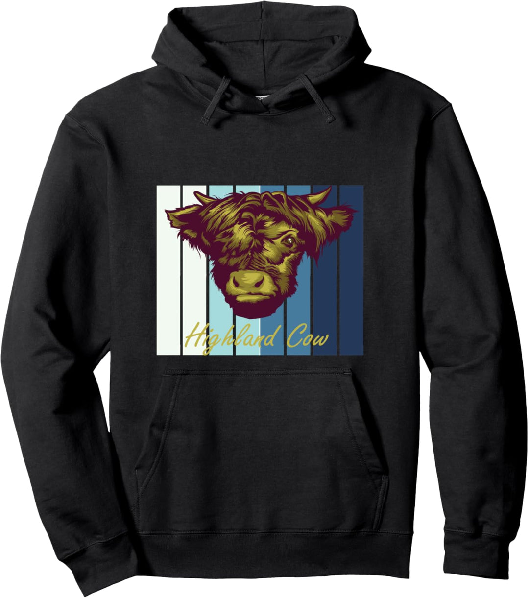 Schottische Highland-Kuh Geschenk Pullover Hoodie