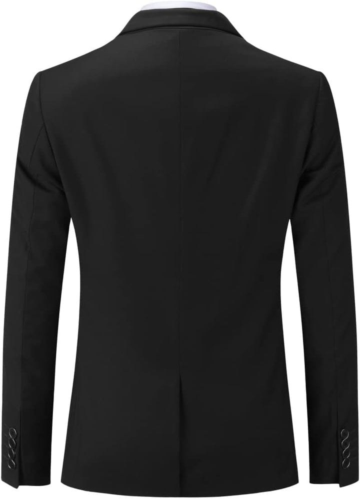YOUTHUP Anzug Herren 2 Teilig Slim Fit Herrenanzug Business Hochzeit Modern Anzüge Sakko Anzughose L