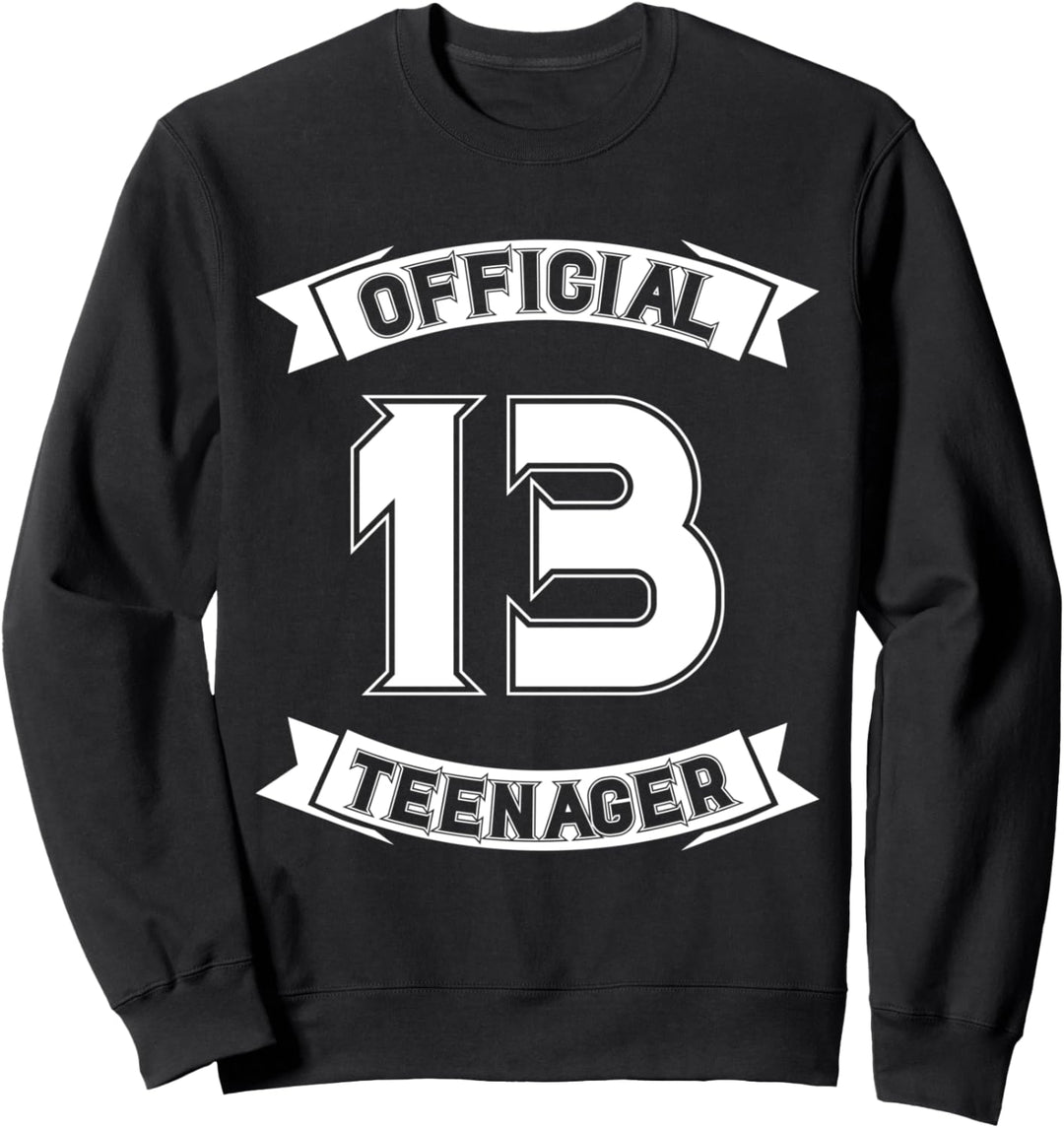 Lustiger 13 Jahre alter Geburtstag Jungen Mädchen 13. Geburtstag Sweatshirt