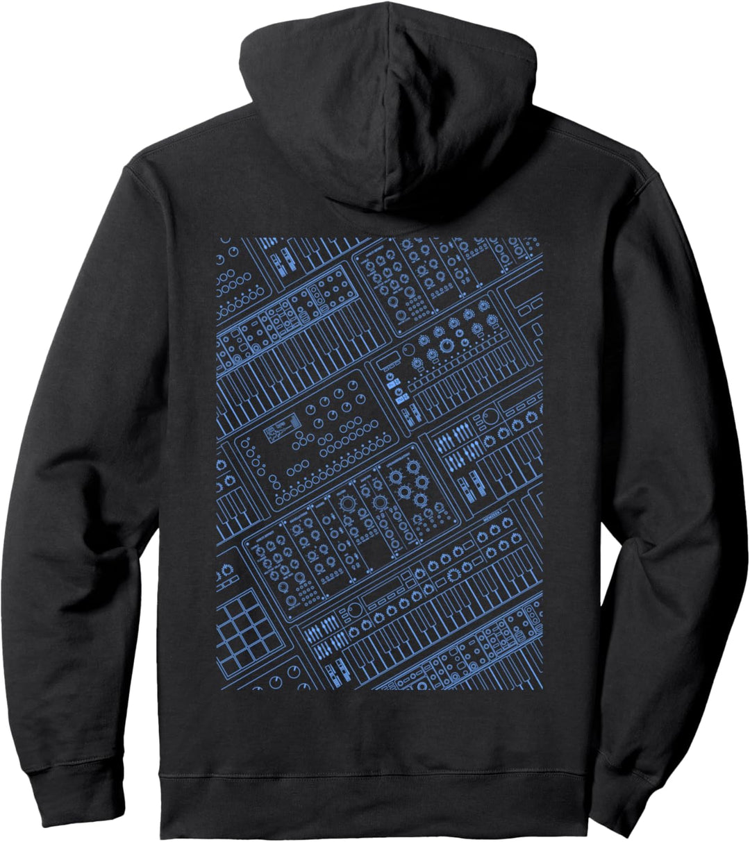 Synthesizer für Elektronische Musikproduzenten DJ Musiker Pullover Hoodie