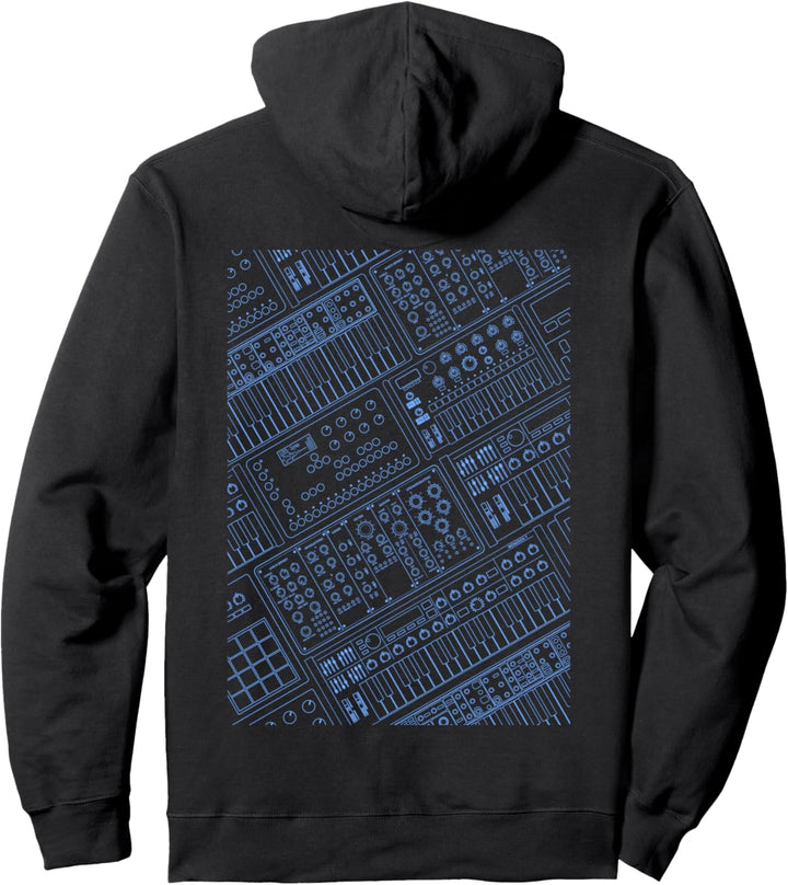 Synthesizer für Elektronische Musikproduzenten DJ Musiker Pullover Hoodie