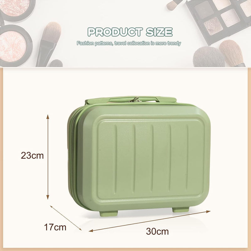 Balakaka Beauty Case Hard Shell Luggage Cosmetic Case Vanity Case Cosmetic Box Vanity Case with Larg