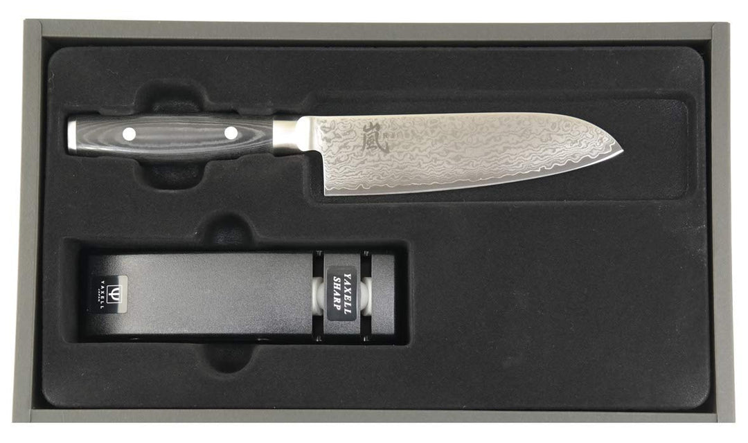 Yaxell Set RAN Santoku/Schleif, 30cm