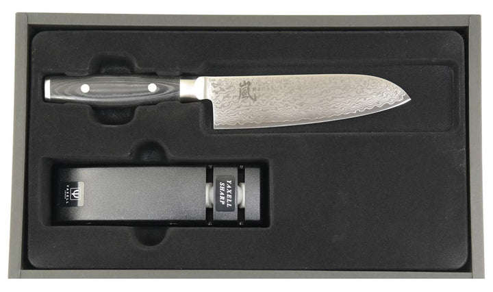 Yaxell Set RAN Santoku/Schleif, 30cm