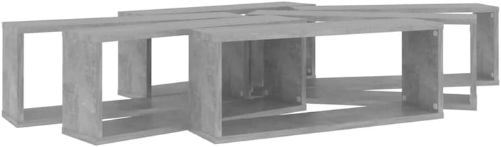 vidaXL 6X Würfelregal Wandregal Hängeregal Cube Lounge CD Regal Dekoregal Bücherregal Schweberegal W