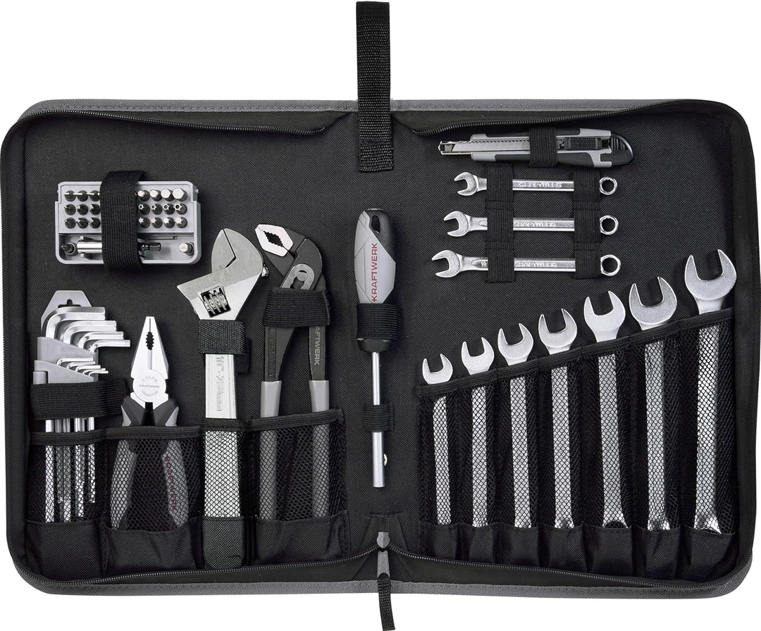 Kraftwerk Werkzeugmappe, bestückt