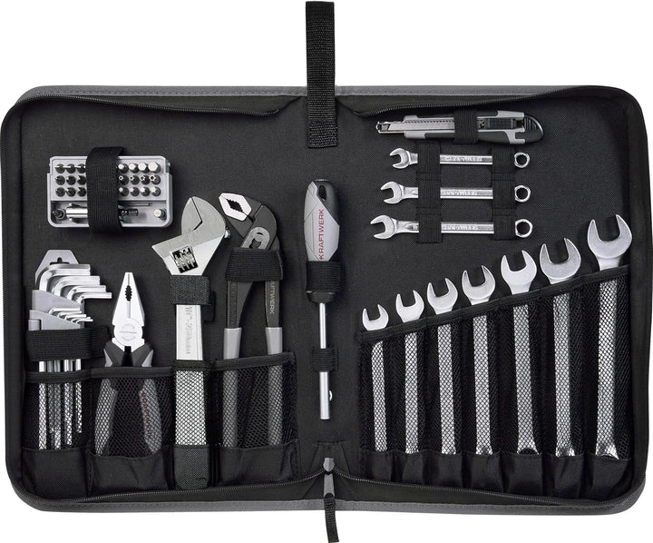 Kraftwerk Werkzeugmappe, bestückt