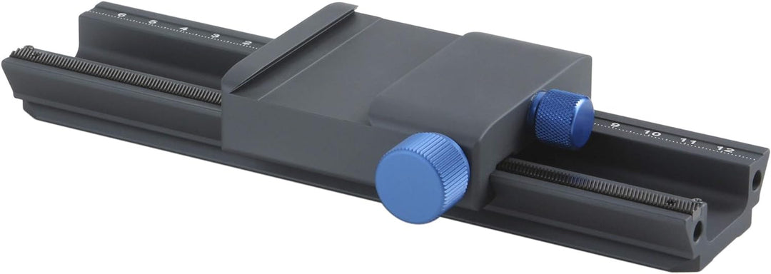 Novoflex Castel-Q Einstellschlitten, schwarz Fokussierregal mit QR-Basis, Fokussierregal mit QR-Basi