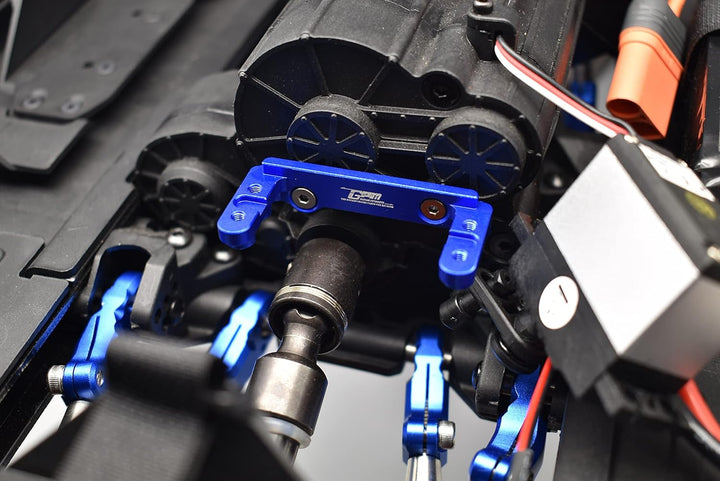 GPM Racing Aluminium 2-Speed Transmission Servo Mount for Axial 1/6 SCX6 Jeep JLU Wrangler AXI05000