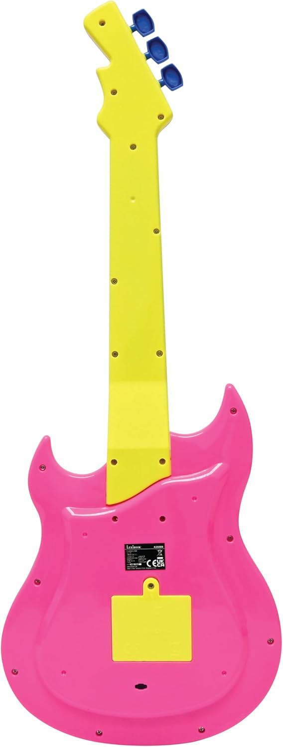 Lexibook, Barbie, Elektronische Gitarre mit Mikrofon und Brille zum Singen mit Stil, 2 Spielmodi, De