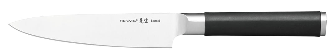 Fiskars Gemüsemesser, Sensei, Gesamtlänge: 23,9 cm, Rostfreier Stahl mit hohem Kohlenstoffgehalt/Kun