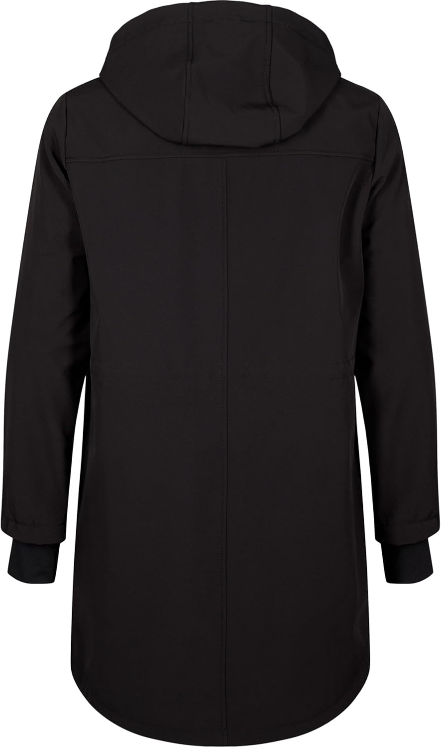 Zizzi Damen Grosse Grössen Jacke Softshell Kapuze Gr 54-56 Schwarz, 54-56 Schwarz