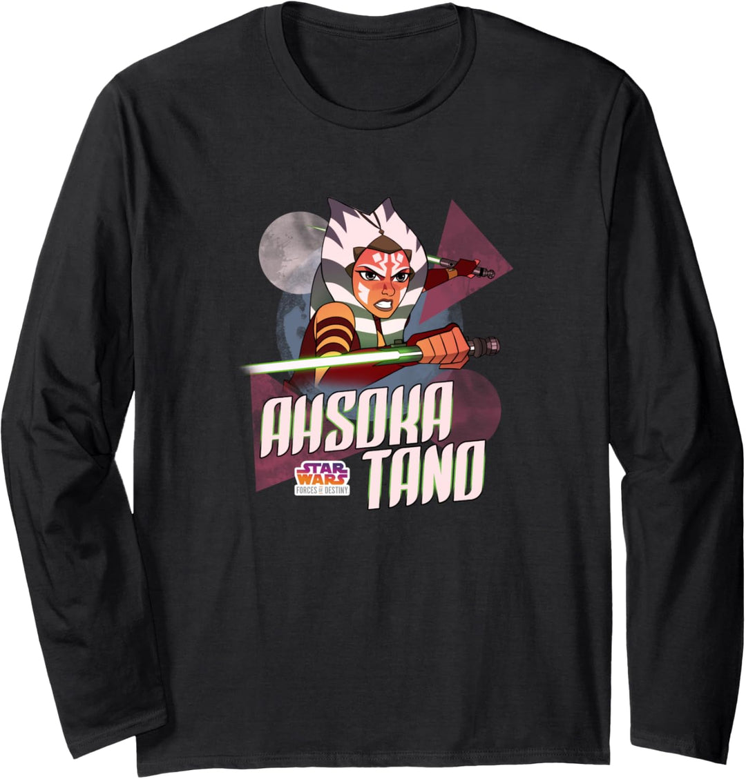 Star Wars Forces of Destiny Ahsoka Lightsaber Pose Langarmshirt