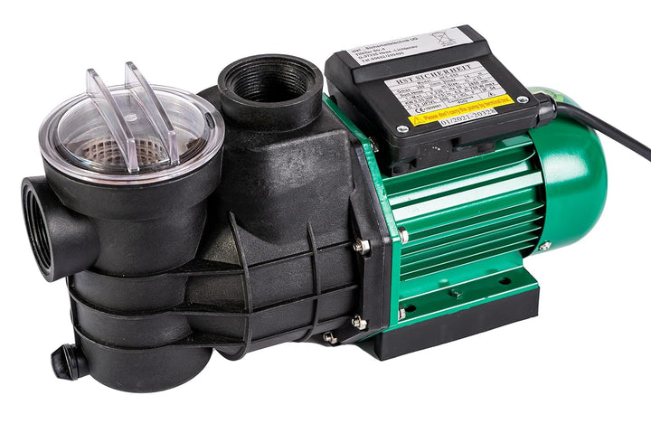 HST Leis Poolpumpe 12m3, 12000 Liter/Std, 550 W I Erweiterbare Filterpumpe mit geringer Energieaufna