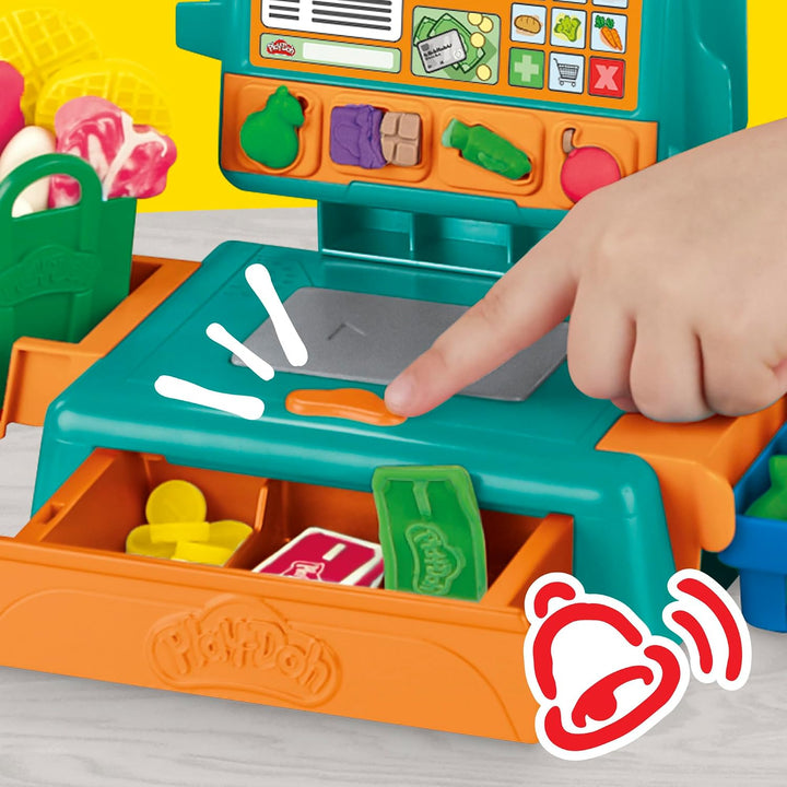 Play-Doh Supermarkt-Kasse, 23 Accessoires, für Kinder zum Kneten &amp; Spielen, ab 3 Jahren Caisse enreg