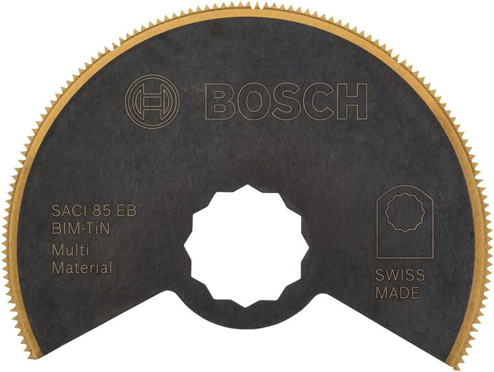 BOSCH Segmentsägeblatt SACI 85 EB, Bi-Metall-TiN, Multi Material 85 mm, 2608662042