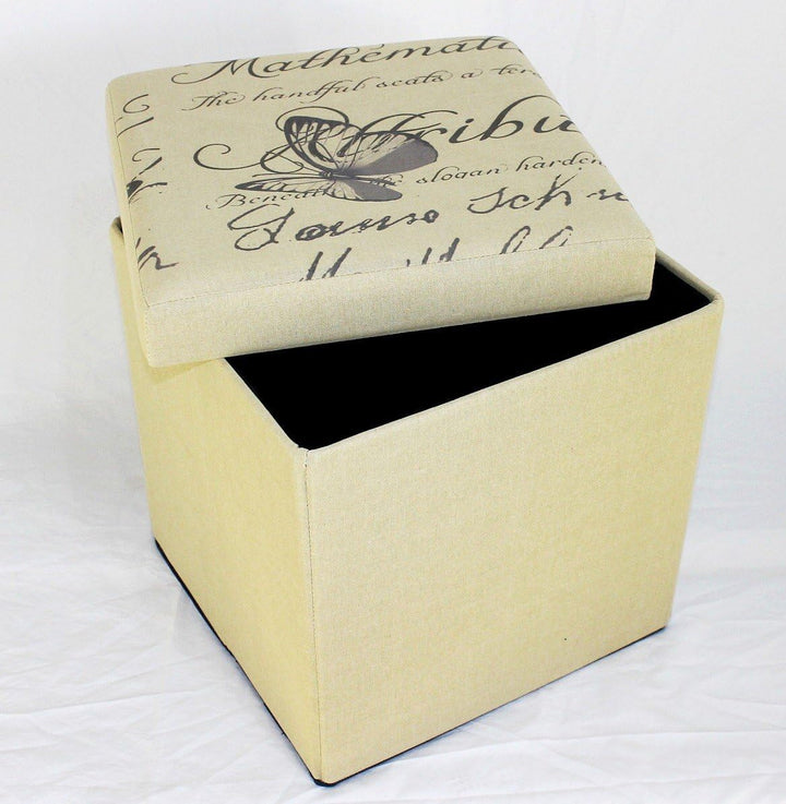 DanDiBo Hocker Faltbarer Sitzhocker 2148 Aufbewahrungsbox 40 cm Sitzwürfel Truhe Korb
