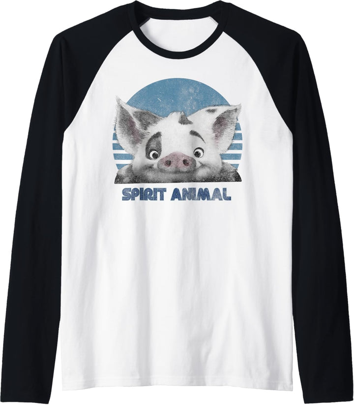 Disney Moana Pua Spirit Animal Portrait Raglan