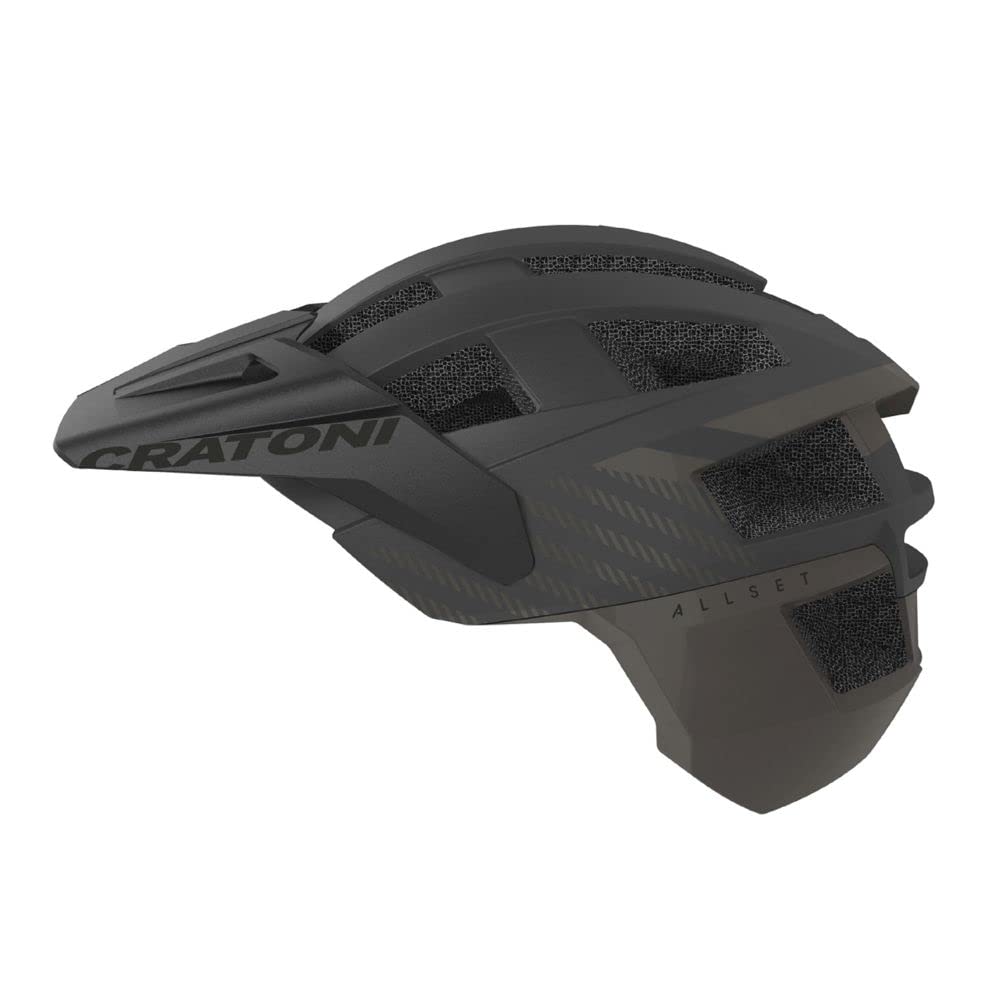 Winora Unisex – Erwachsene Cratoni Allset Pro Jr. Helme, Schwarz Matt, 52-57cm