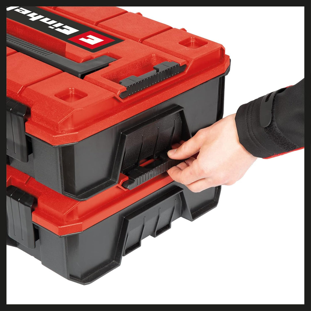Original Einhell E-Case S-F Systemkoffer (max. 25 kg, universelle Aufbewahrung und Transport von Zub