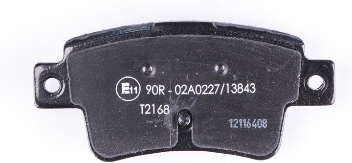 HELLA PAGID 8DB 355 019-801 Bremsbelagsatz - T2168 - Dicke/Stärke: 17.3mm - Bremssystem: Bosch - mit