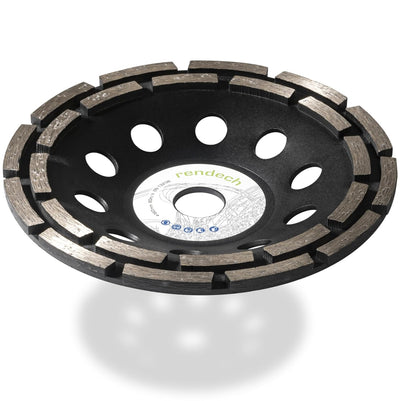 Diamant Schleiftopf 180 mm für Beton, Estrich, Stein uvm. - Diamant Schleifscheibe zum Fliesenkleber