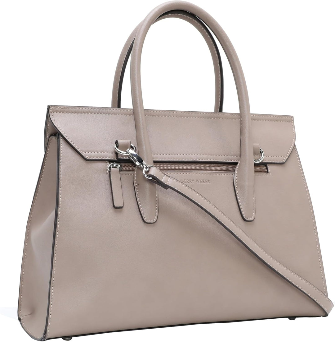 Gerry Weber - simple business handbag mhf Schwarz 35,00x26,00x12,00 cm Farbe:nude / Material:polyest