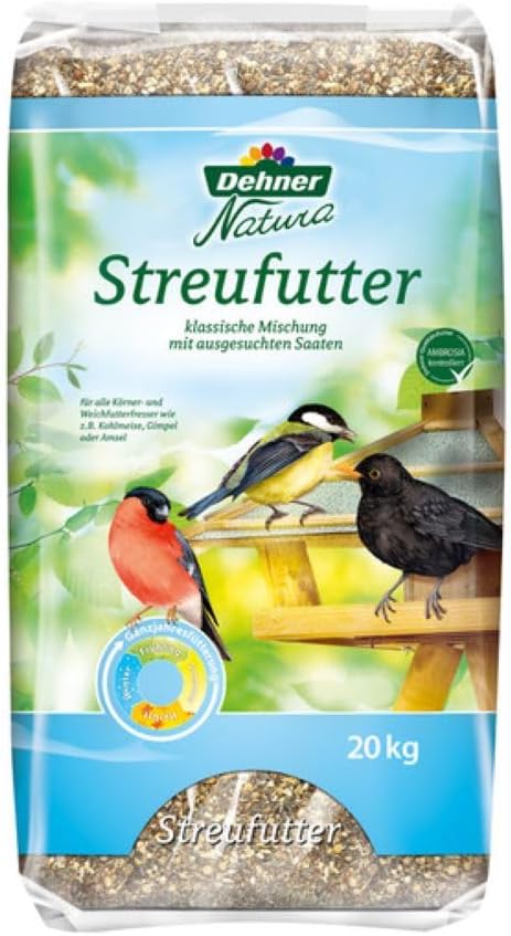 Dehner Natura Wildvogelfutter, Streufutter, 20 kg