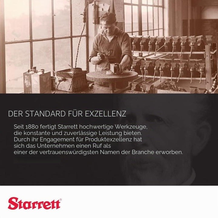 Starrett 125MEA-6/150 Messschieber, Edelstahl, 0-6"/0-150 mm Bereich, 0,001"/0,02 mm Auflösung